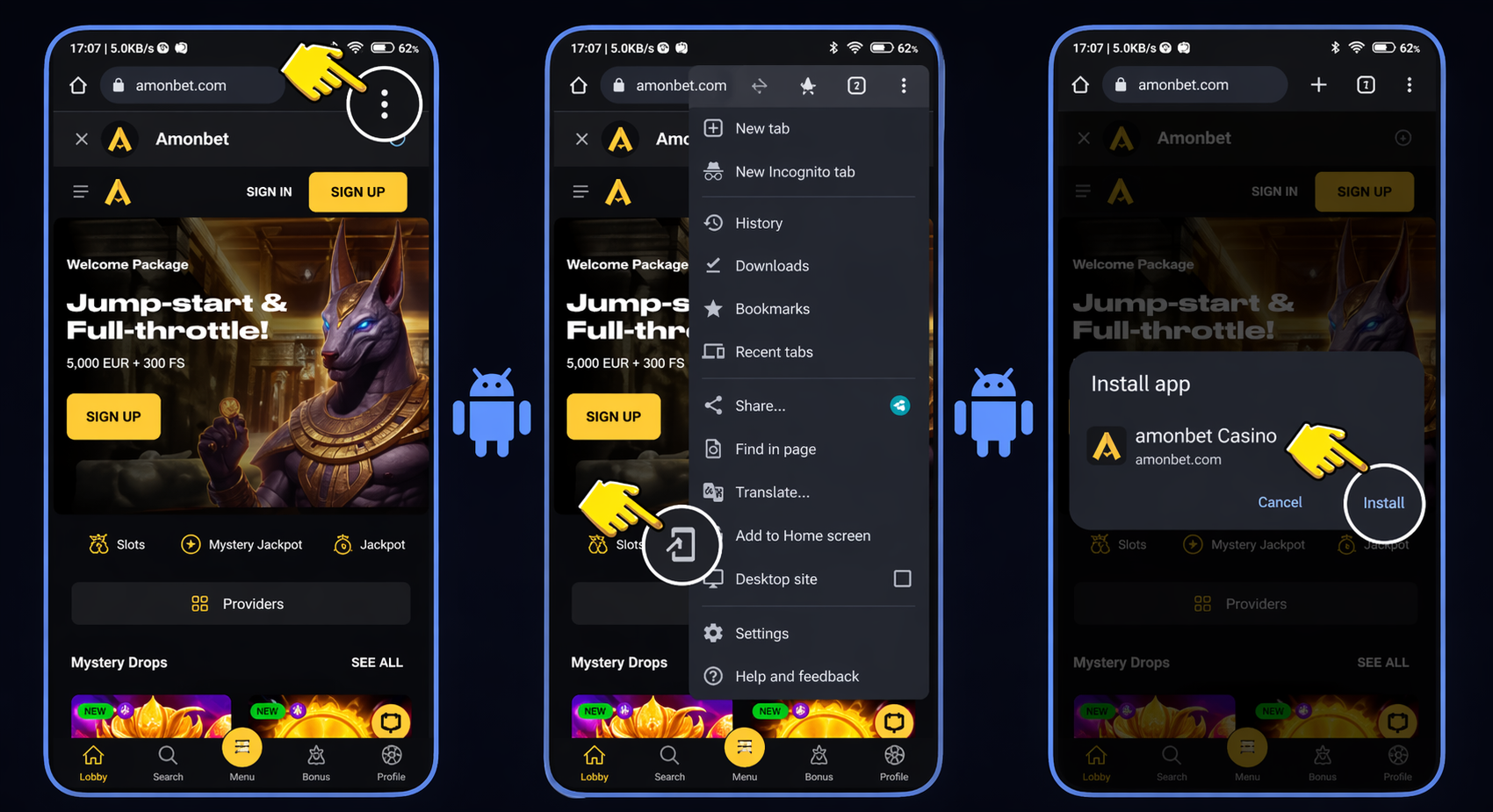 Amonbet Casino App Download